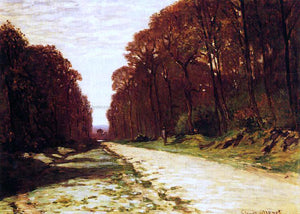  Claude Oscar Monet Road in a Forest - Canvas Art Print