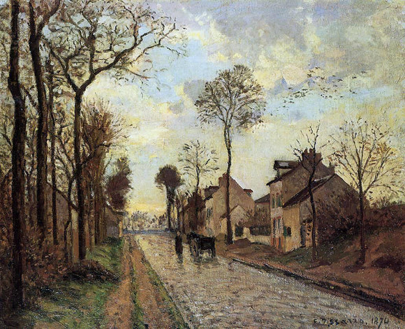  Camille Pissarro Road in Louveciennes - Canvas Art Print