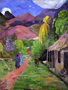  Paul Gauguin Road in Tahiti - Canvas Art Print