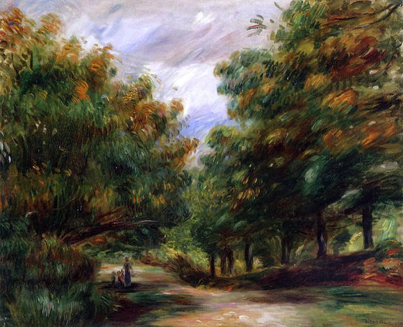  Pierre Auguste Renoir Road near Cagnes - Canvas Art Print