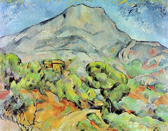  Paul Cezanne Road near Mont Sainte-Victoire - Canvas Art Print