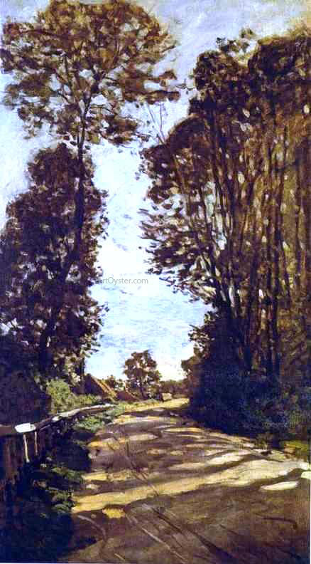  Claude Oscar Monet Road to the Saint-Simeon Farm - Canvas Art Print