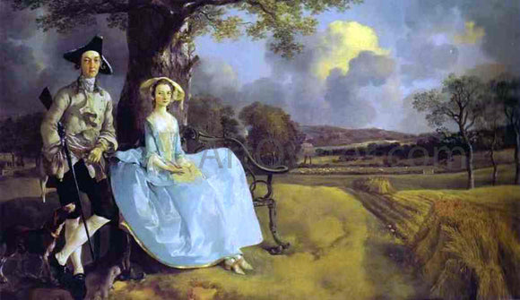  Thomas Gainsborough Robert Andrews and His Wife Frances - Canvas Art Print