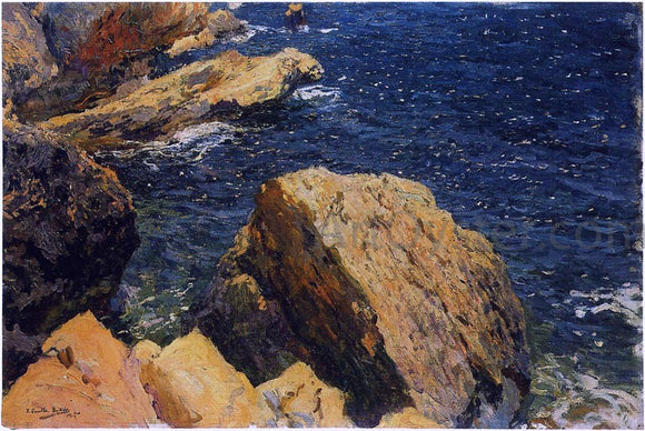  Joaquin Sorolla Y Bastida Rocks of the Cape, Javea - Canvas Art Print