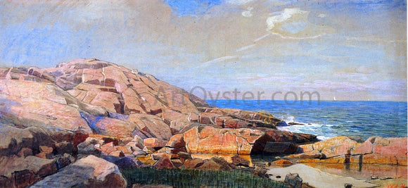  William Stanley Haseltine Rocky Coast of New England - Canvas Art Print