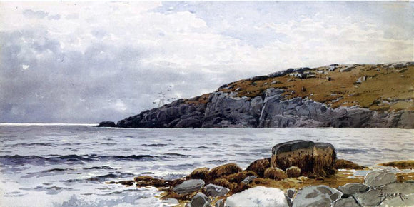  Alfred Thompson Bricher Rocky Coastline - Canvas Art Print