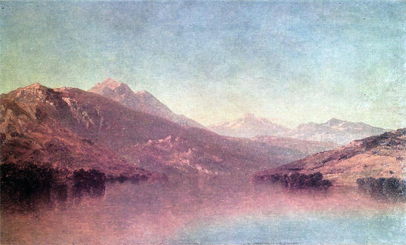  John W Casilear Rocky Mountain Landscape - Canvas Art Print