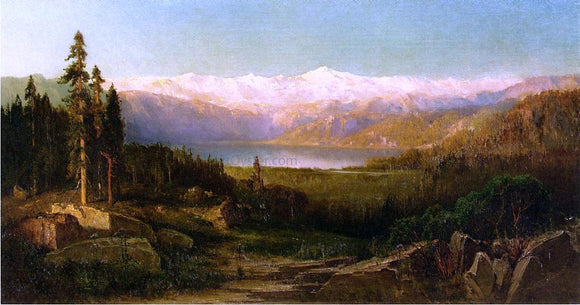  Thomas Hill Rocky Mountains - Canvas Art Print