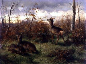  Rosa Bonheur Roe deer - Canvas Art Print