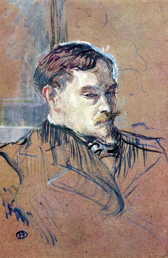  Henri De Toulouse-Lautrec Romain Coolus - Canvas Art Print