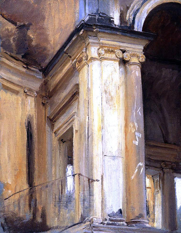  John Singer Sargent Roman Architecture - Canvas Art Print