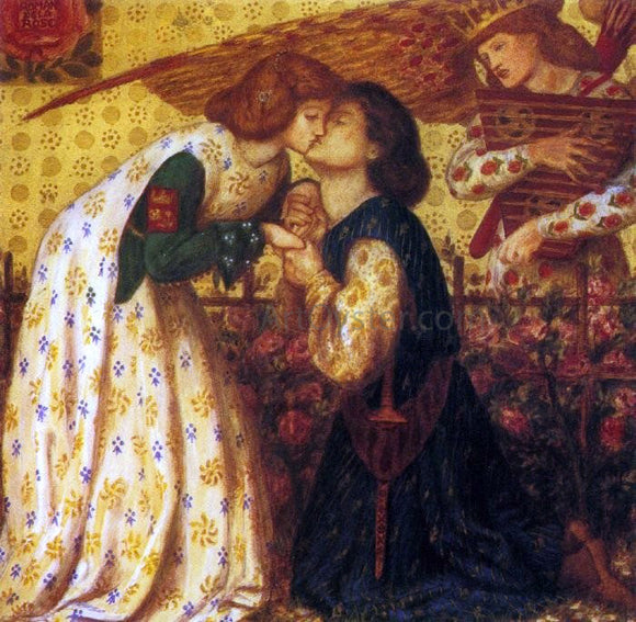  Dante Gabriel Rossetti Roman de la Rose - Canvas Art Print