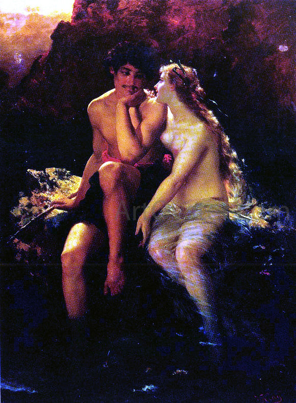  Wilhelm Kray Romantic Idyll - Canvas Art Print