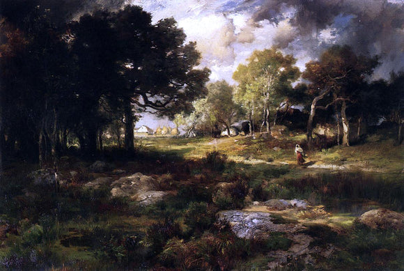  Thomas Moran Romantic Landscape - Canvas Art Print