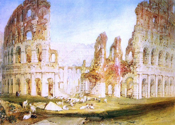  Joseph William Turner Rome: The Colosseum - Canvas Art Print