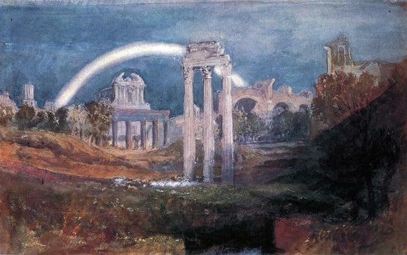  Joseph William Turner Rome: The Forum with a Rainbow - Canvas Art Print