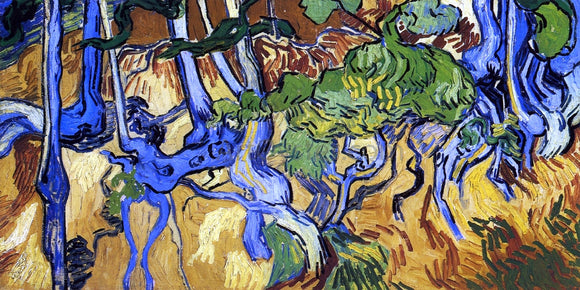  Vincent Van Gogh Roots and Tree Trunks - Canvas Art Print