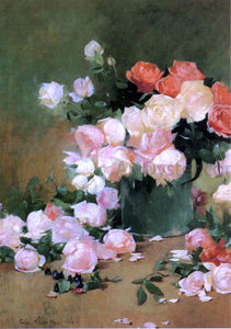  Emil Carlsen Roses - Canvas Art Print