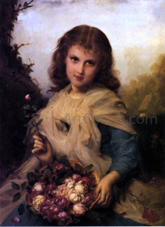  Etienne Adolphe Piot Roses - Canvas Art Print