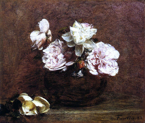  Henri Fantin-Latour Roses de Nice - Canvas Art Print