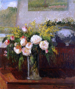  Camille Pissarro Roses of Nice - Canvas Art Print