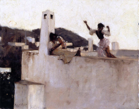  John Singer Sargent Rosina, Capri - Canvas Art Print