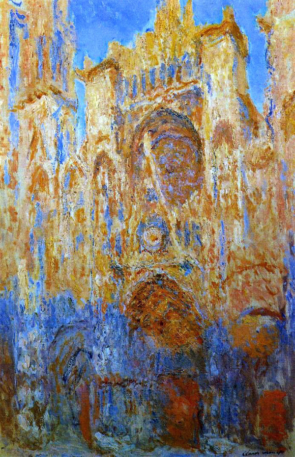  Claude Oscar Monet Rouen Cathedral - Canvas Art Print