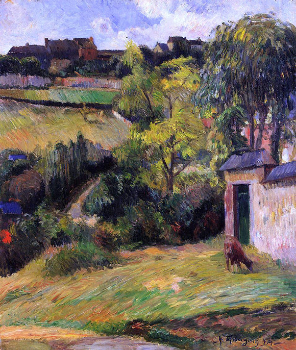  Paul Gauguin Rouen Suburb - Canvas Art Print