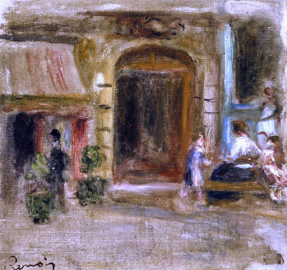  Pierre Auguste Renoir Rue Caulaincourt - Canvas Art Print