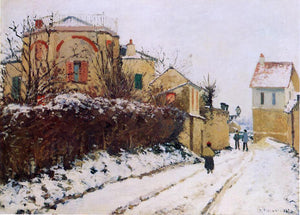  Camille Pissarro Rue de la Citadelle, Pontoise - Canvas Art Print