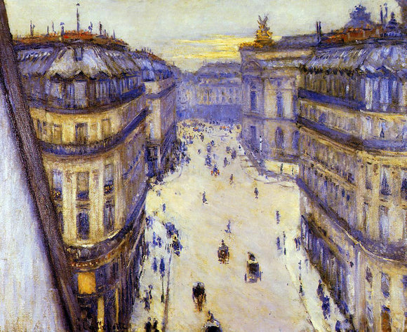  Gustave Caillebotte Rue Halevy, Seen from the Sixth Floor - Canvas Art Print