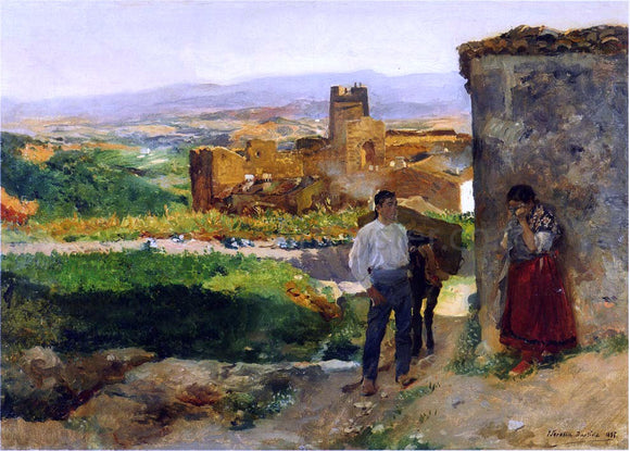  Joaquin Sorolla Y Bastida Ruins of Bunol - Canvas Art Print