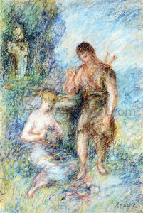  Pierre Auguste Renoir Rural Scene - Canvas Art Print