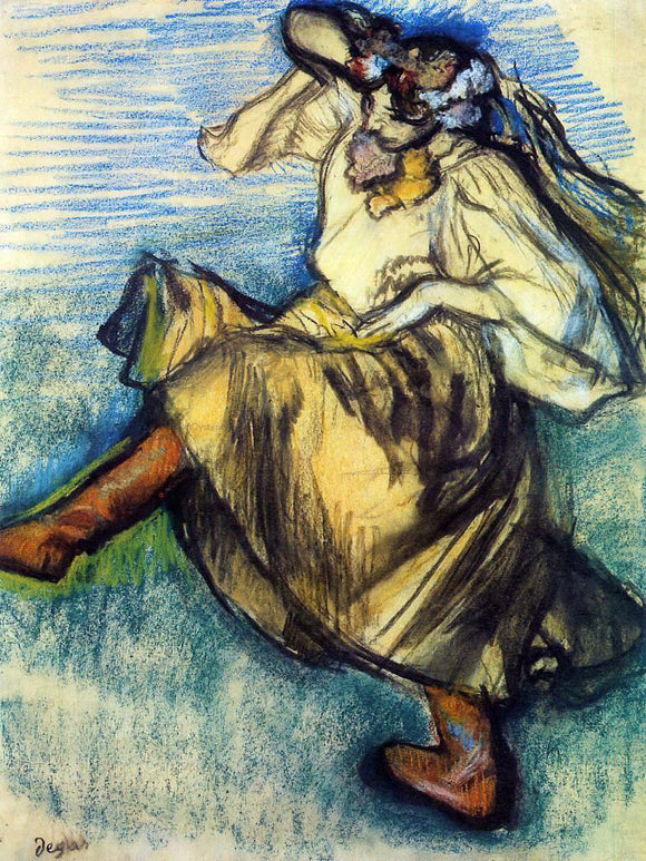  Edgar Degas Russian Dancer - Canvas Art Print