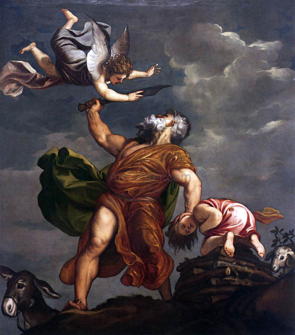  Titian Sacrifice of Isaac - Canvas Art Print