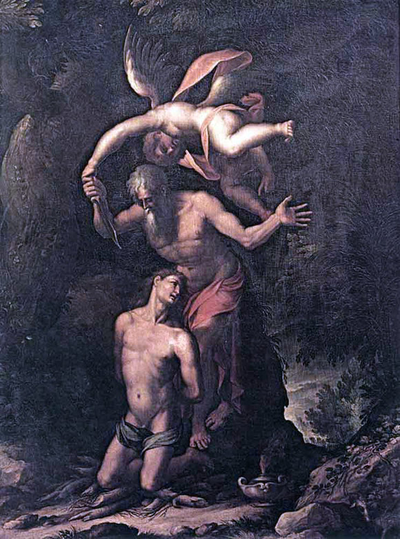  Jacopo Ligozzi Sacrifice of Isaac - Canvas Art Print