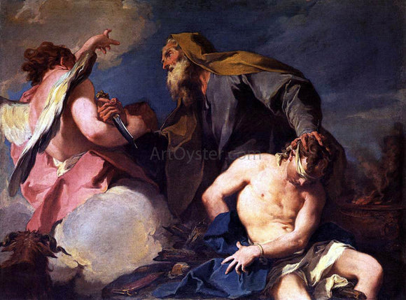  Giambattista Pittoni Sacrifice of Isaac - Canvas Art Print