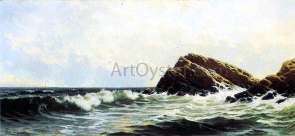  Alfred Thompson Bricher Sailboats at Sea - Canvas Art Print