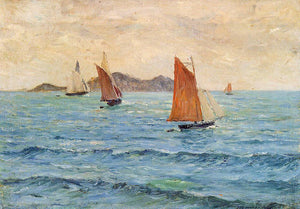  Maxime Maufra Sailboats - Canvas Art Print