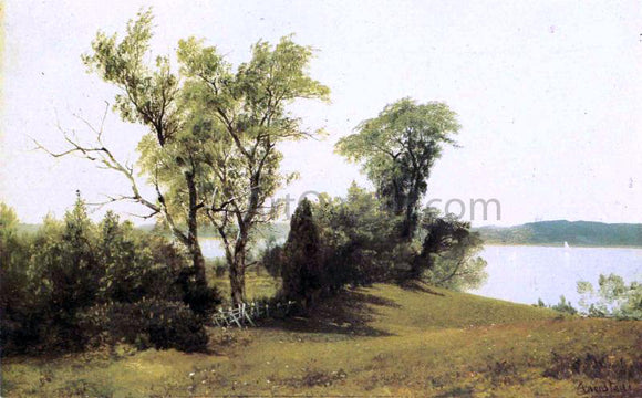  Albert Bierstadt Sailing on the Hudson - Canvas Art Print