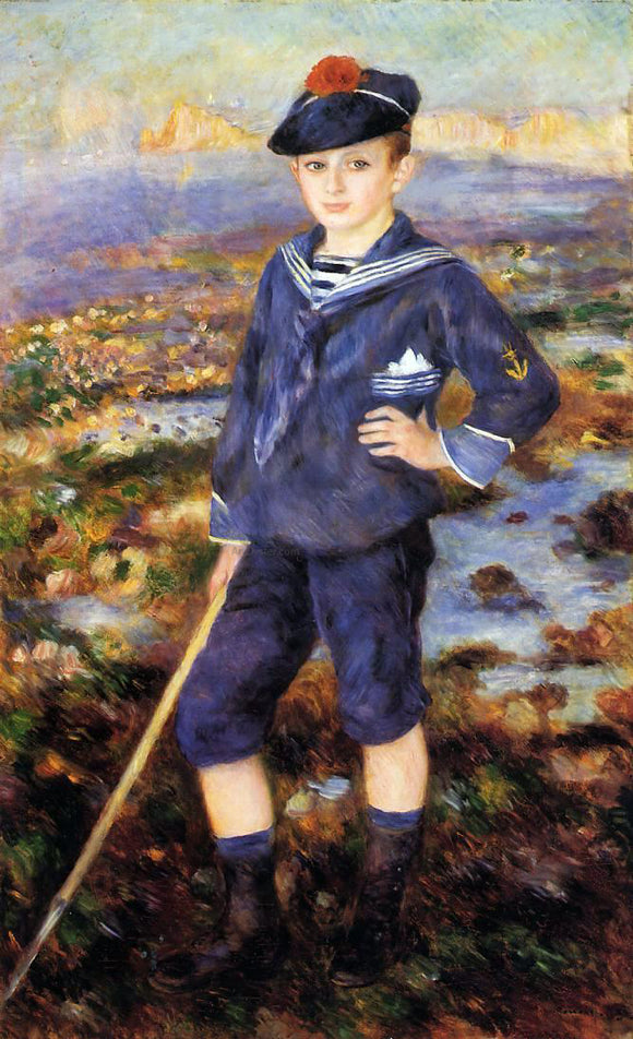  Pierre Auguste Renoir Sailor Boy (also known as Portrait of Robert Nunes) - Canvas Art Print