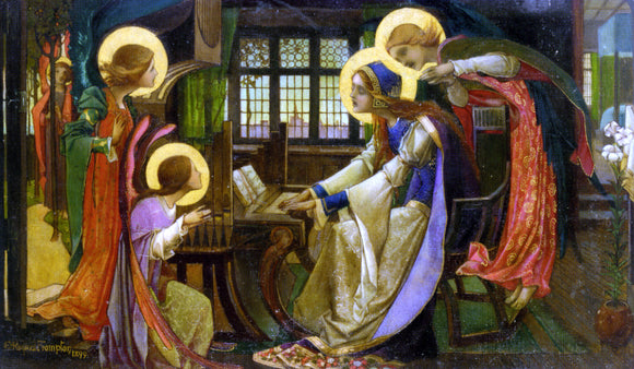  Edward Reginald Frampton Saint Cecilia - Canvas Art Print