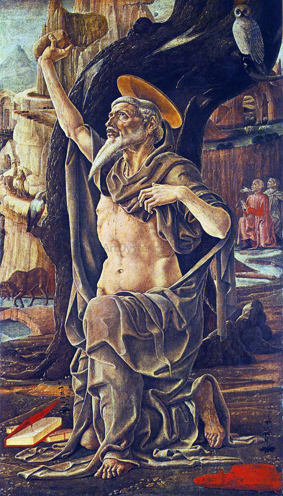  Cosme Tura Saint Jerome - Canvas Art Print