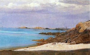  William Stanley Haseltine Saint Malo, Brittany - Canvas Art Print
