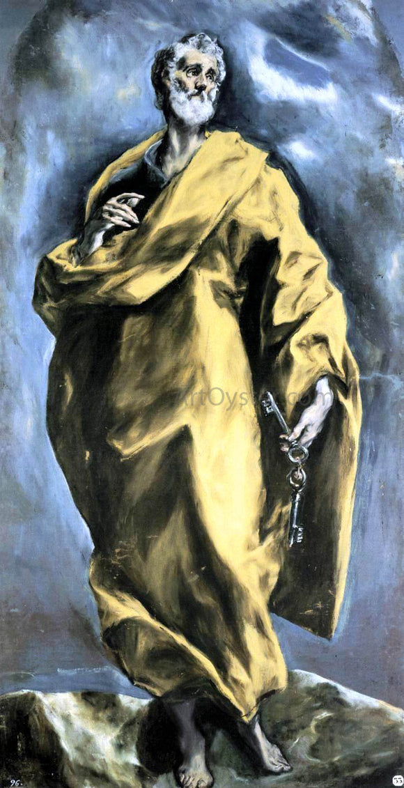  El Greco Saint Peter - Canvas Art Print