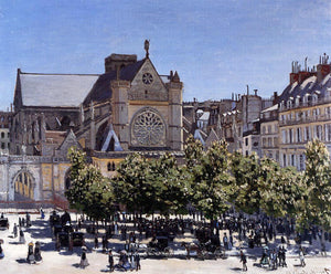  Claude Oscar Monet Saint-Germain-l'Auxerrois - Canvas Art Print
