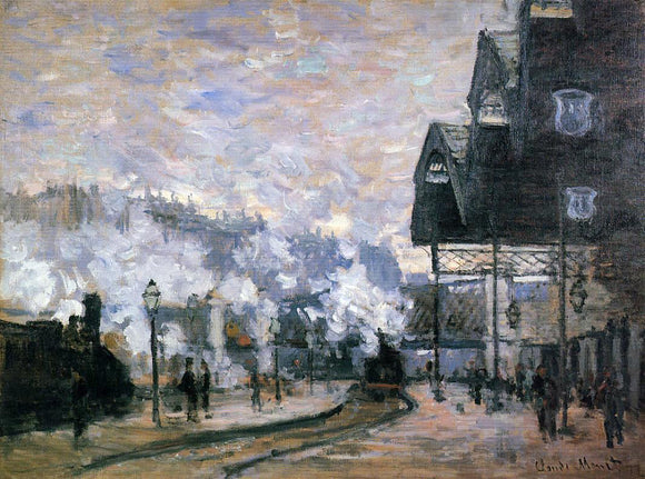  Claude Oscar Monet Saint-Lazare Station, the Western Region Goods Sheds - Canvas Art Print