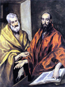  El Greco Saints Peter and Paul - Canvas Art Print