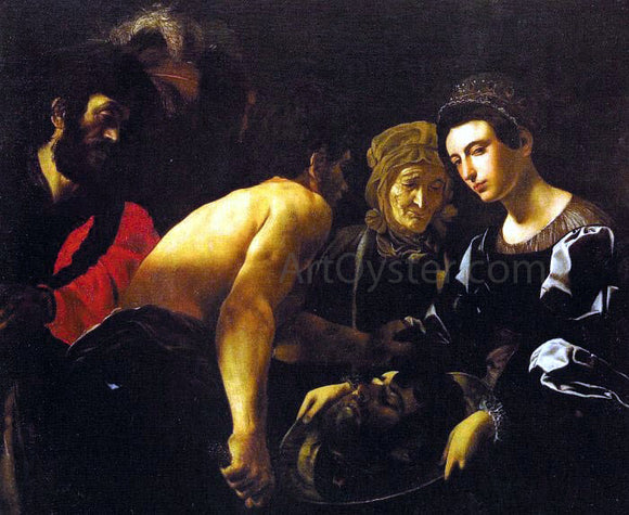  Giovanni Battista Caracciolo Salome - Canvas Art Print