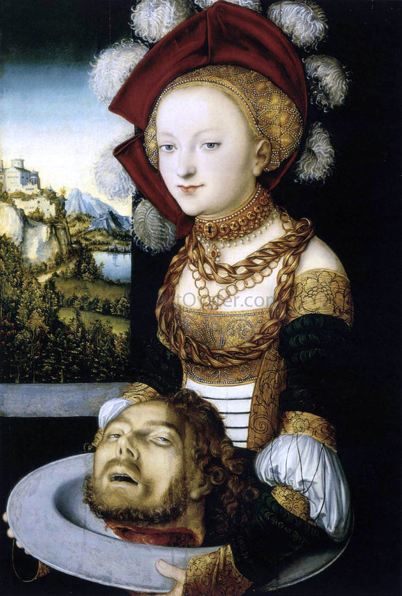  The Elder Lucas Cranach Salome - Canvas Art Print